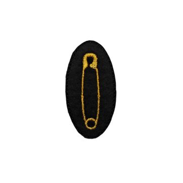 Aplikacje naprasowanki naszywki haft 6 x 3 cm agrafka